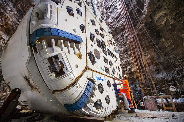 Liebherr opens up a market segment in tunnelling with customer-specific thrust bearings