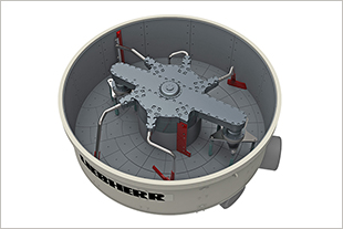 New Ring-pan Mixer for Highest Concrete Qualities