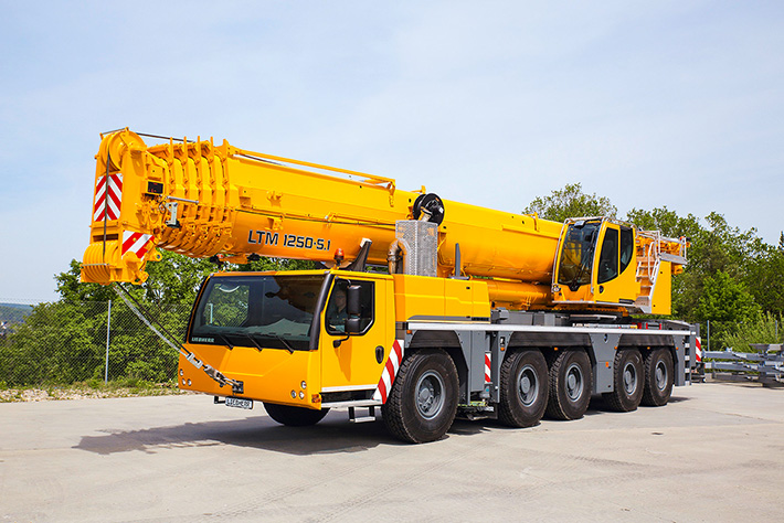 Liebherr presents the LTM 1250-5.1 five-axle Mobile Crane at Bauma Conexpo India 2016