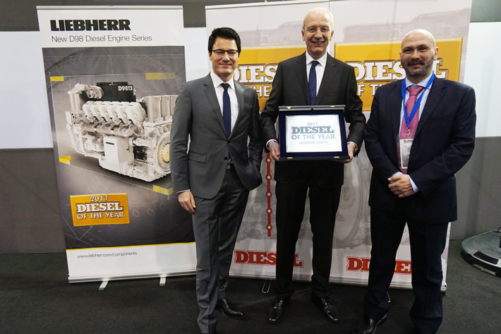 Le moteur D9812 de Liebherr est élu “Moteur Diesel de l’année 2017”