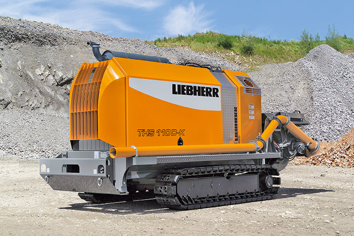 Liebherr crawler concrete pump THS 110 D4f-K at Conexpo 2017