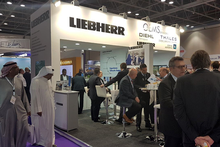 Liebherr-Aerospace looks back at a successful MRO Middle East 2017