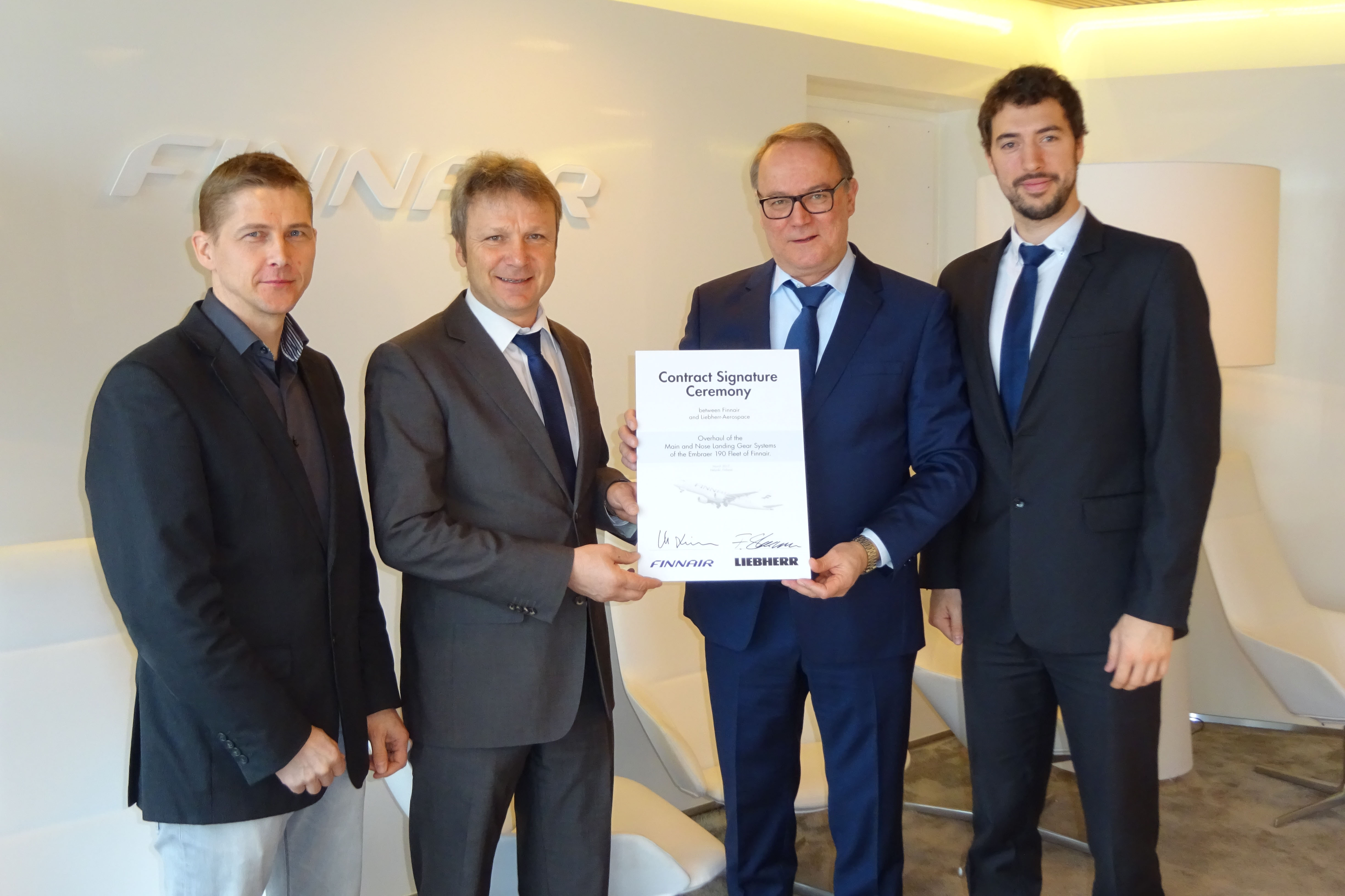 Liebherr signs agreement on E-Jet 190 landing gear overhaul with Norra and Finnair