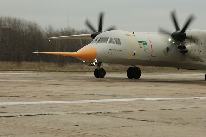 First flight: Liebherr-Aerospace on board the Antonov AN-132