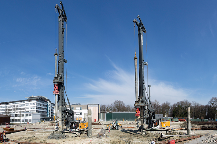 Liebherr Drilling Rigs Deployed for Plant Expansion at Airbus Defence and Space