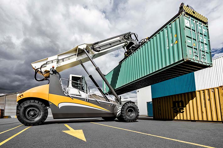 First Liebherr LRS 545 Reachstacker for India