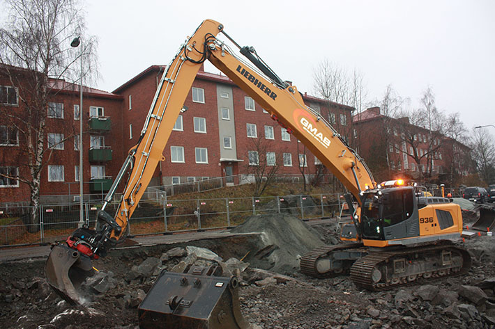 Göteborgs Gräv & Maskin AB, Sweden, chooses Liebherr excavators for their exceptional operator comfort