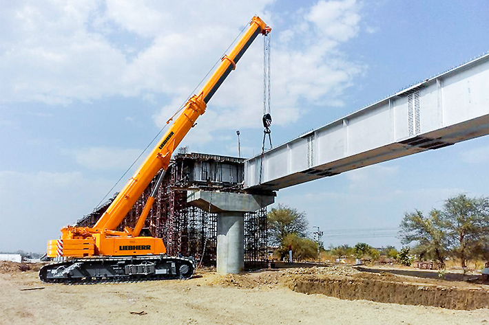 First Liebherr LTR 1220 Telescopic Crawler Crane for India