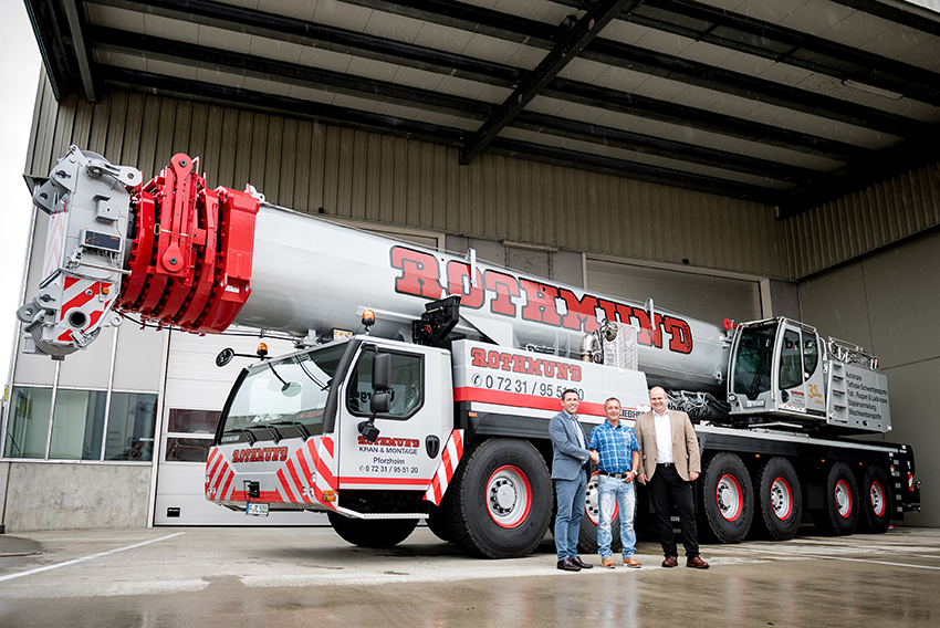 Rothmund boosts crane fleet with three mobile cranes from Liebherr