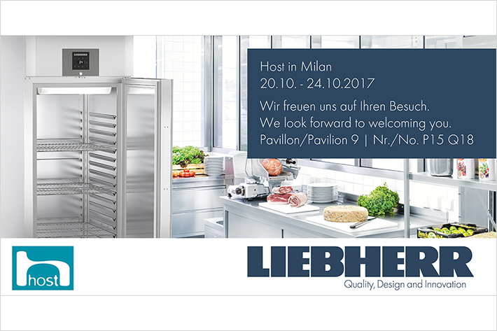 Liebherr with connectivity solutions at the Host 2017 in Milan
