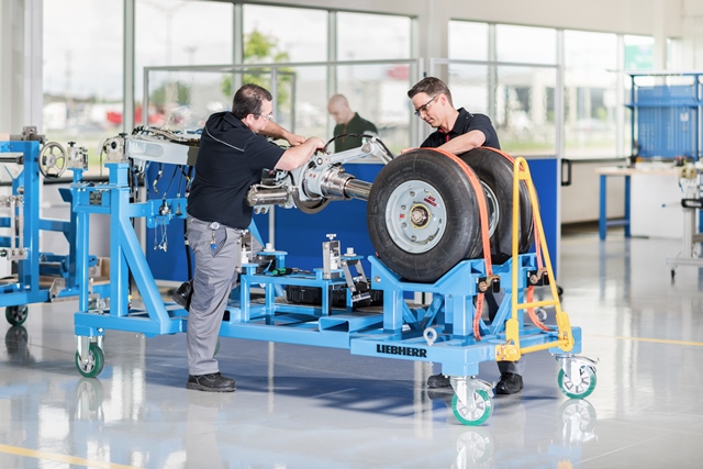 Liebherr-Aerospace Inaugurates Landing Gear Assembly Hall in Laval (Canada)