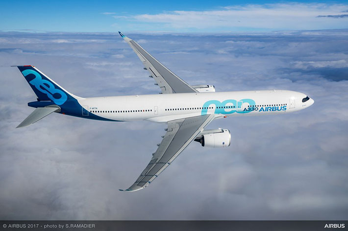First flight: Liebherr-Aerospace on board the A330neo