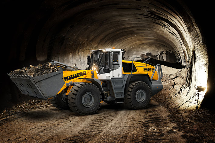 Cuatro palas cargadoras XPower® de Liebherr disponibles en versión para túneles
