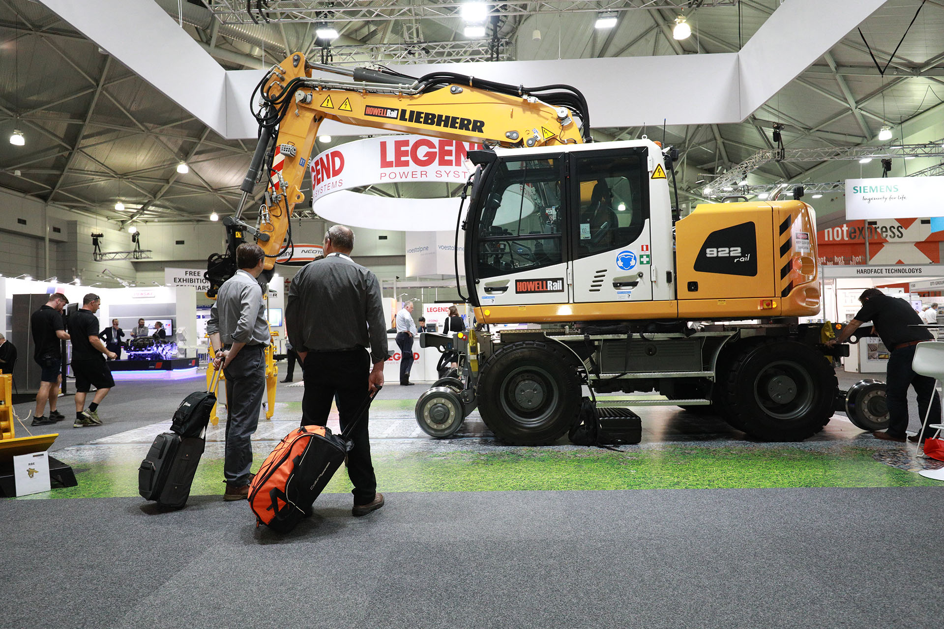 Great feedback from AusRAIL Plus 2017: The A 922 Rail Litronic railroader from Liebherr attracted plenty of interest