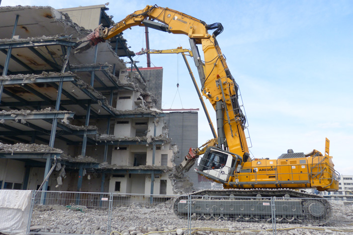 Liebherr is partner for the construction of Europe's biggest demolition excavator