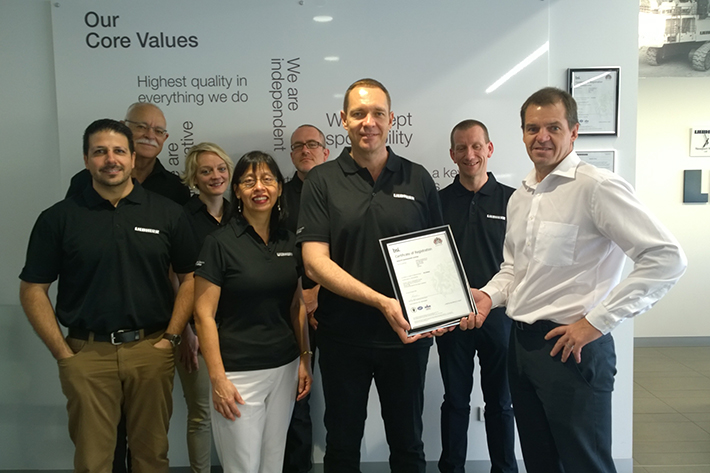 Liebherr Mining Facilities Certification