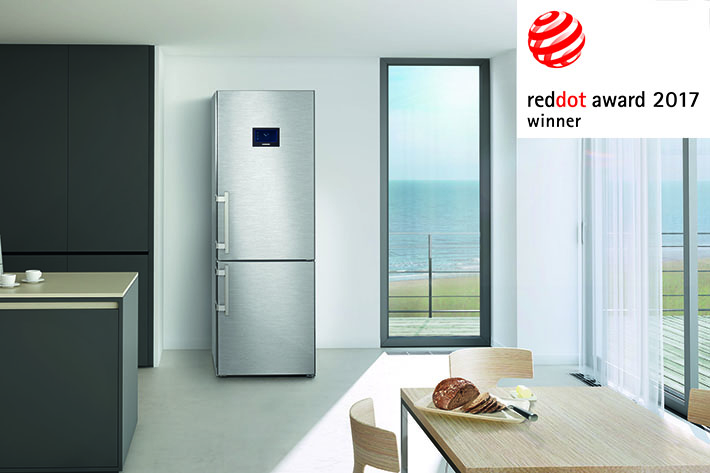 Liebherr-Hausgeräte erhält Red Dot Award 2017