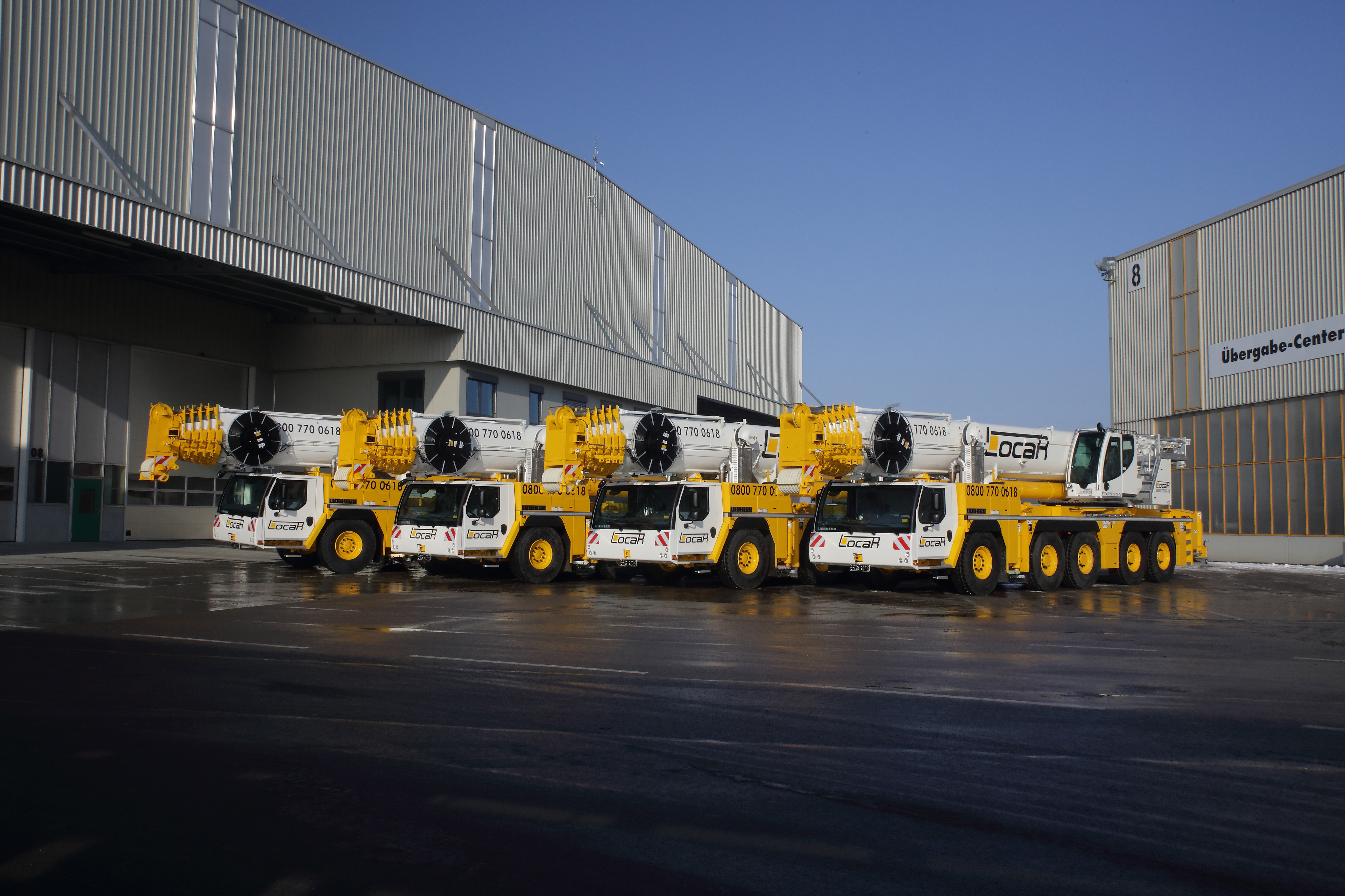 Brazilian crane contractor LOCAR updates its crane fleet with 4 new Liebherr LTM 1250-5.1 mobile cranes