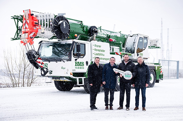 BMS takes delivery of first Liebherr LTM 1090-4.2 mobile crane