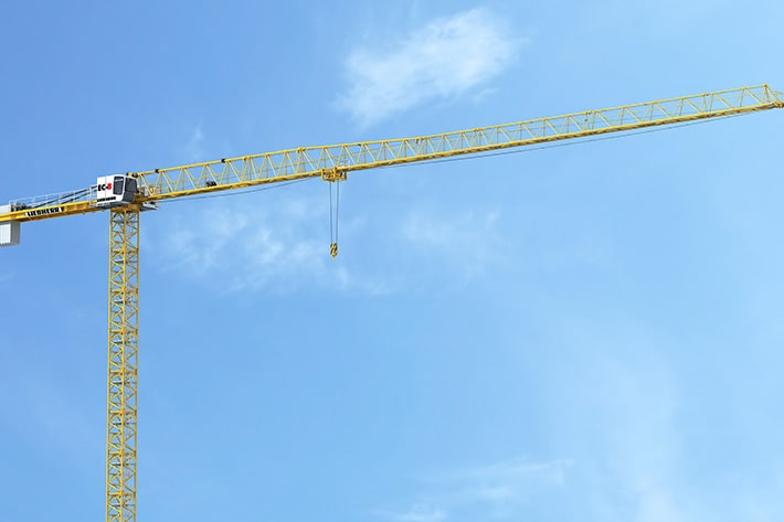 Working range of the Liebherr 172 EC-B 8 Litronic flat-top crane increased