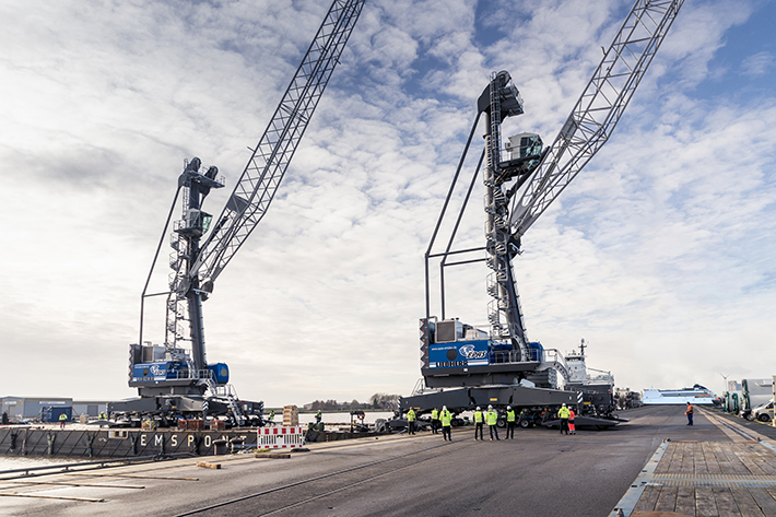 Liebherr: High performance twins improve logistics at Emden's Nordkai terminal