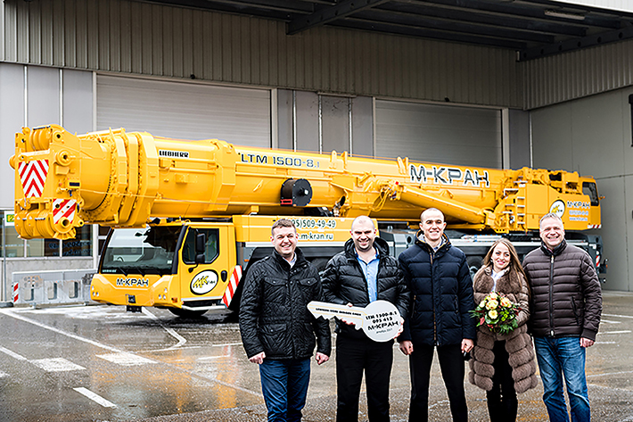 M-Kran takes delivery of another Liebherr LTM 1500-8.1 mobile crane