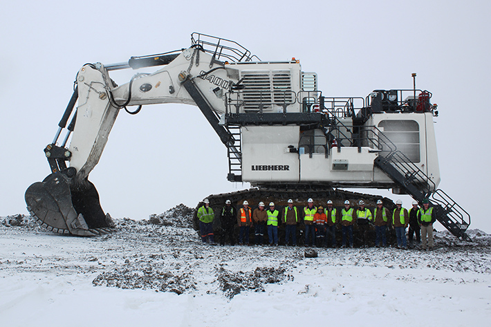 New R 9400 excavator delivered to Trapper Mining Inc.