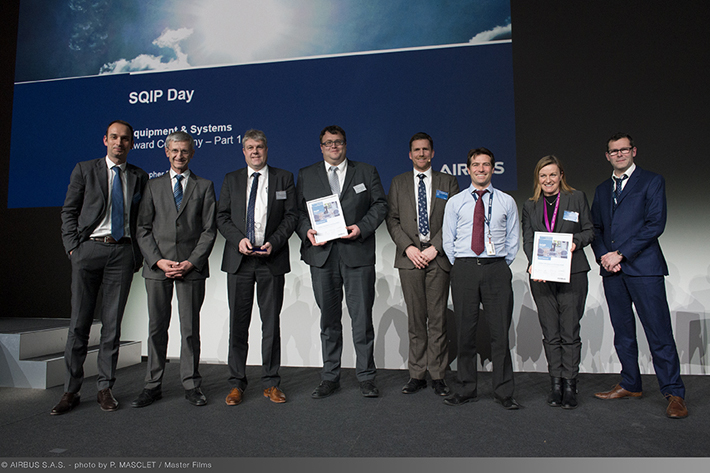 Liebherr receives SQIP Best Improver Award from Airbus