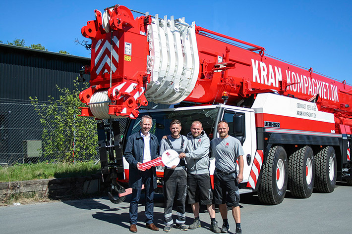 Kran Kompagniet conquers hoist height with Liebherr mobile crane in a flash