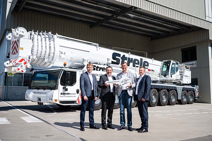 First Liebherr LTM 1450-8.1 mobile crane in the Baltic states