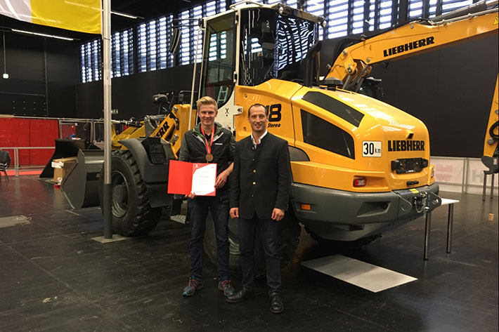 AustrianSkills 2018: Liebherr-Lehrling wird Staatsmeister im Beruf Land- und Baumaschinentechnik