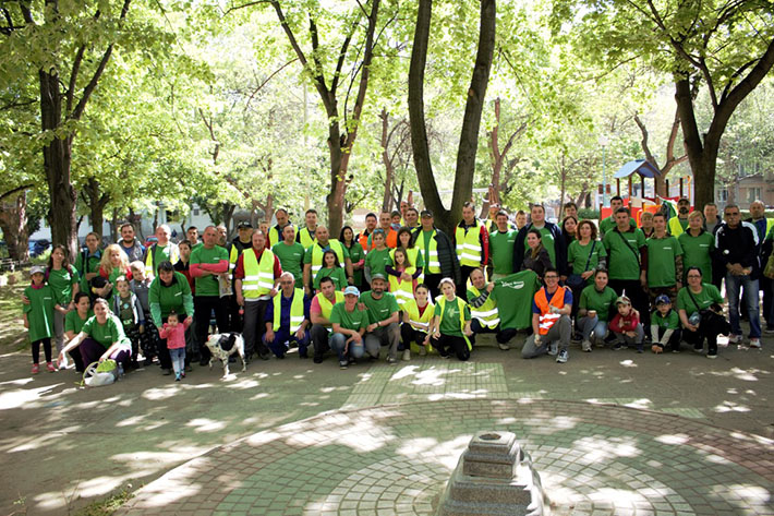Active Green: Environment protection event at Liebherr in Bulgaria
