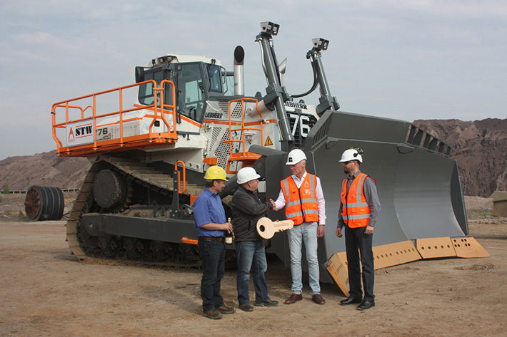 Erste hydrostatische 70-Tonnen-Planierraupe in Deutschland kommt von Liebherr