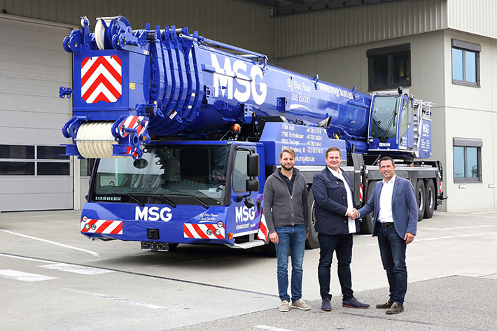 MSG Krandienst GmbH extends its heavy duty fleet with Liebherr LTM 1450-8.1 mobile crane