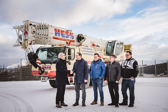 Hess expands fleet with a Liebherr LTM 1090 4.2 mobile crane