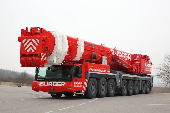 Two used Liebherr LTM 1500-8.1 mobile cranes and a new LR 1750/2