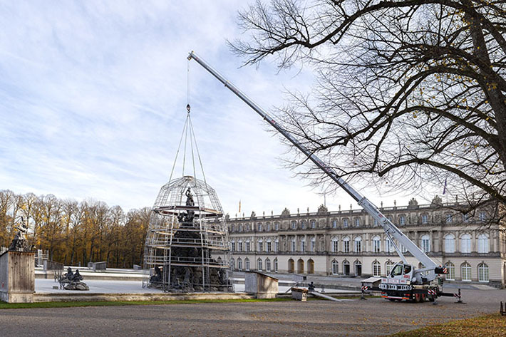 Frost protection for King Ludwig II’s palace garden