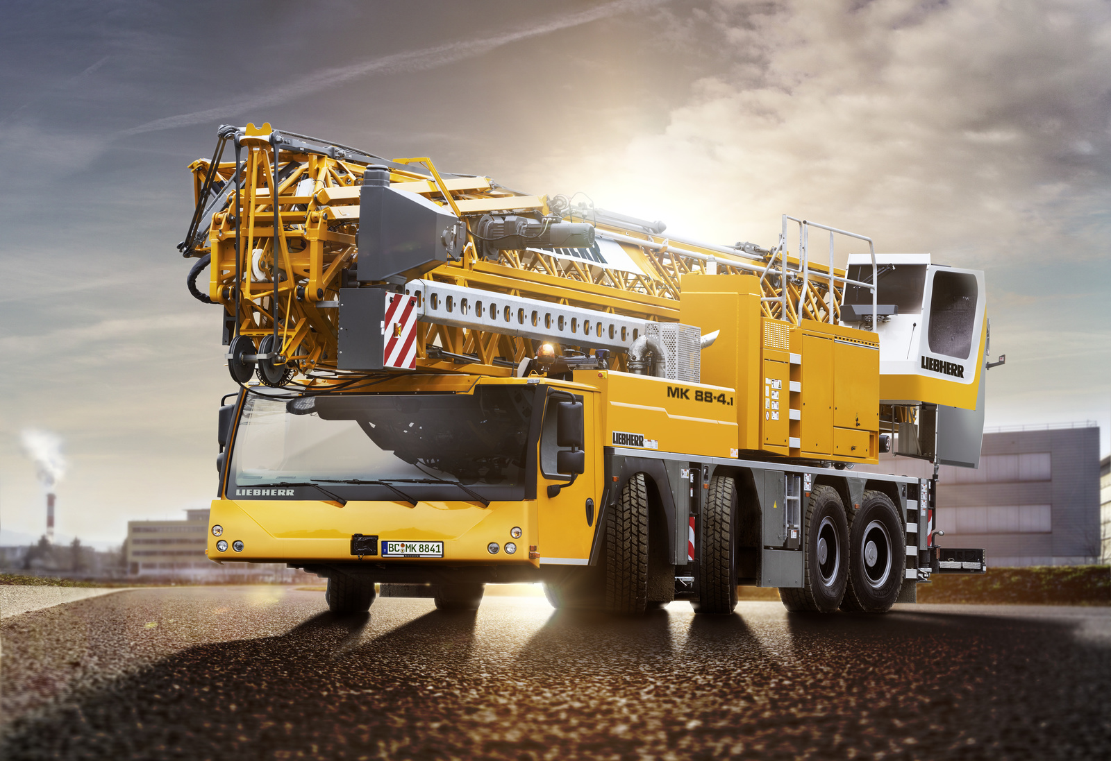 Facelift : Grue mobile de construction Liebherr MK 88-4.1