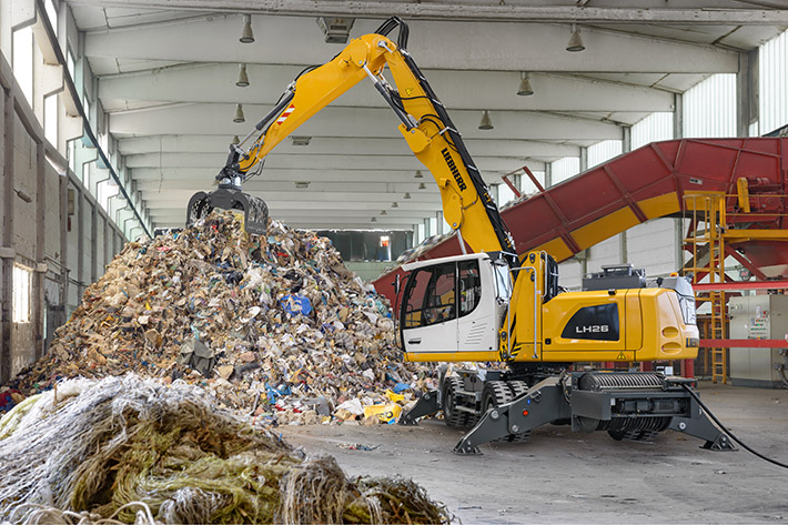 Liebherr to present material handling machines for recycling application