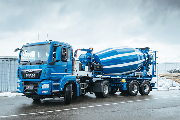 Liebherr presents the ETM truck mixer range with electric drum drive