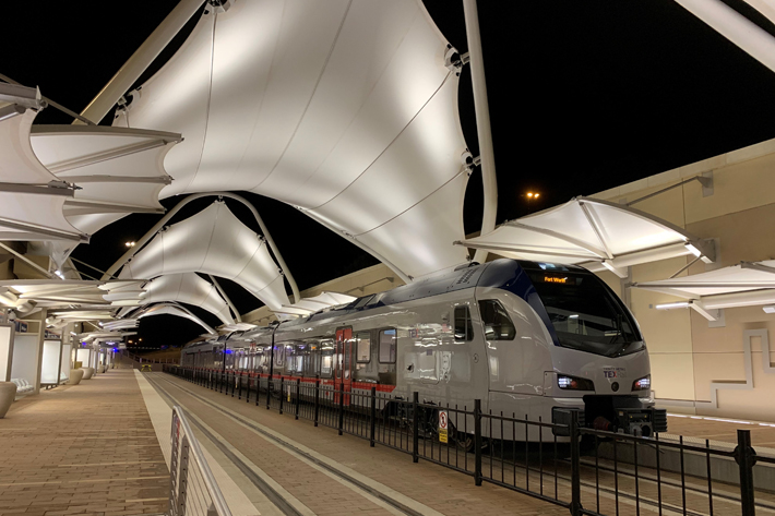 Liebherr supplies dampers with displacement measuring system for TEXRail project