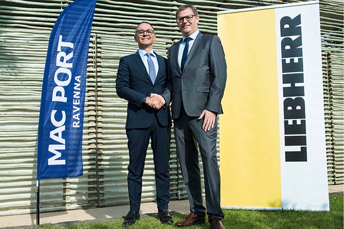 Liebherr and Mac Port celebrate ten years of partnership