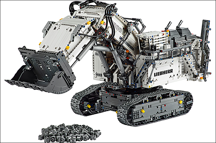 Un reciente lanzamiento: la excavadora Liebherr R 9800 de LEGO® Technic™