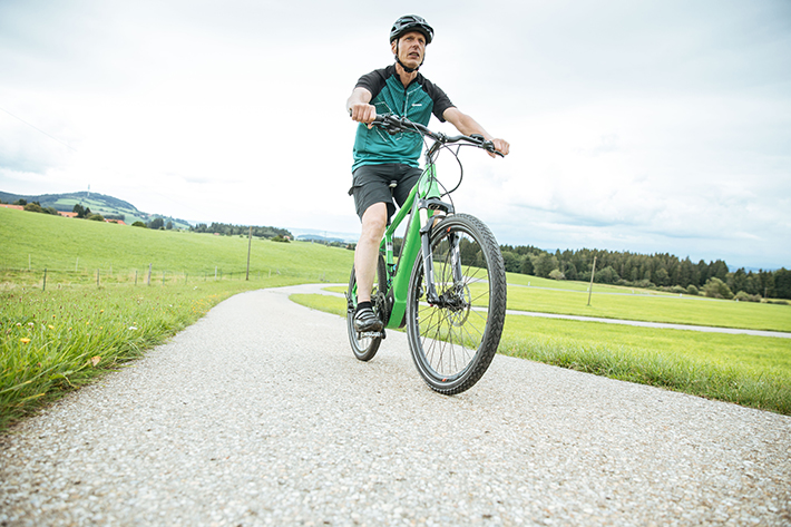 Beim E-Bike fährt auch Liebherr mit