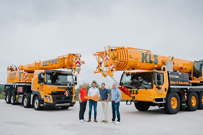 Three new Liebherr mobile cranes for Sommer and KLS