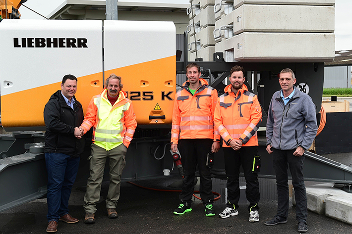 Liebherr’s 125 K: the largest fast-erecting crane in its class at work in Switzerland