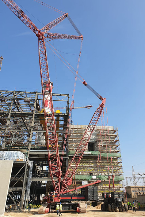 Egyptian crane contractor buys used Liebherr LR 1400/2 crawler crane