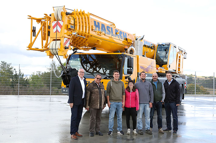Haslach takes delivery of Liebherr LTM 1130-5.1 mobile crane