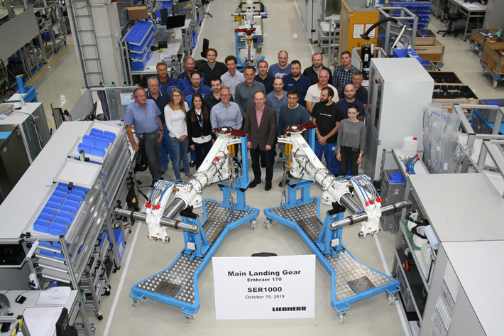 Liebherr Delivers Embraer 170 Main Landing Gear Serial No. 1,000