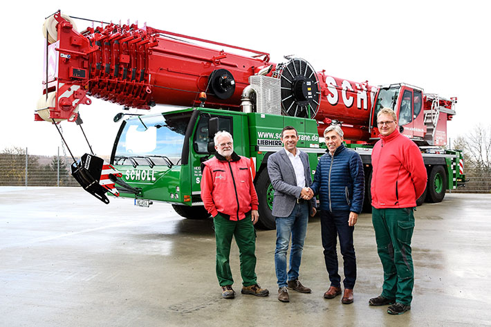 Scholl takes delivery of new Liebherr LTM 1230-5.1 mobile crane 